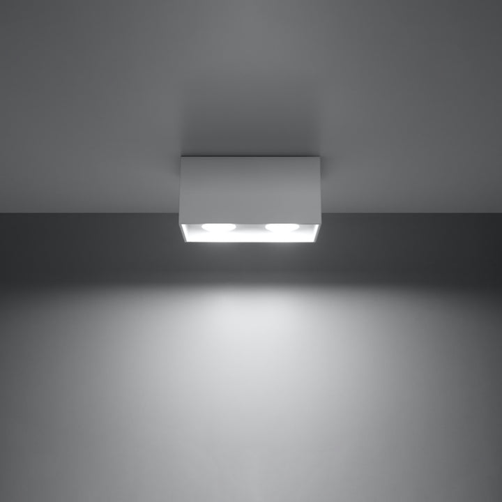 Loftslampe QUAD hvid