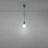 Vedhæng lampe DIEGO 1 grøn