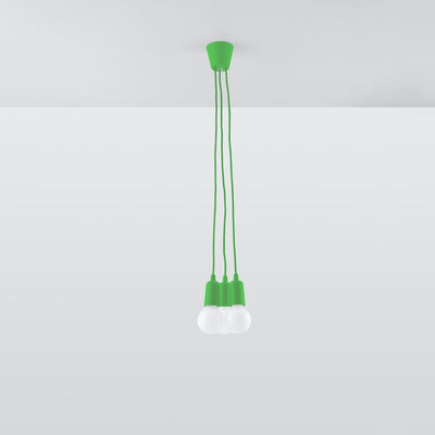 Vedhæng lampe DIEGO 3 grøn