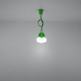 Vedhæng lampe DIEGO 3 grøn