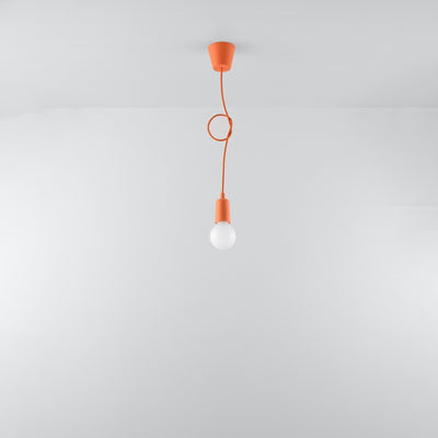 Vedhæng lampe DIEGO 1 orange