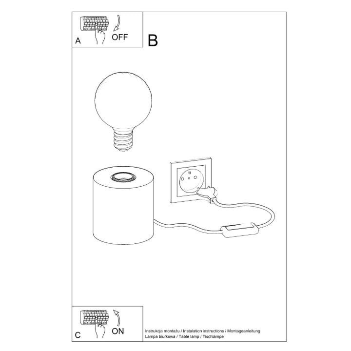 Bordlampe SALGADO træ