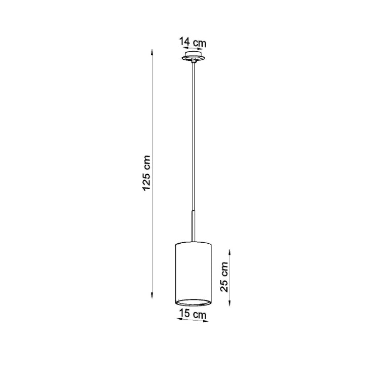 Lysekrone OTTO 15 sort