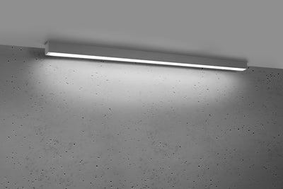 Loftslampe PINNE 118 grå