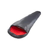 Sovepose, 3 årstider, op til 5 grader, 215 x 85 cm, vandtæt, varm, let, med lynlås, sort