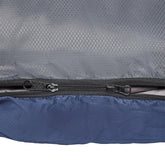 Sovepose, 3 sæsoner, 200 x 70 cm, vandtæt, rivefast, varm, let, med lynlås, blå