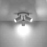 Loftslampe RING 3P hvid