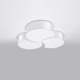 Loftslampe CIRCLE 3B hvid