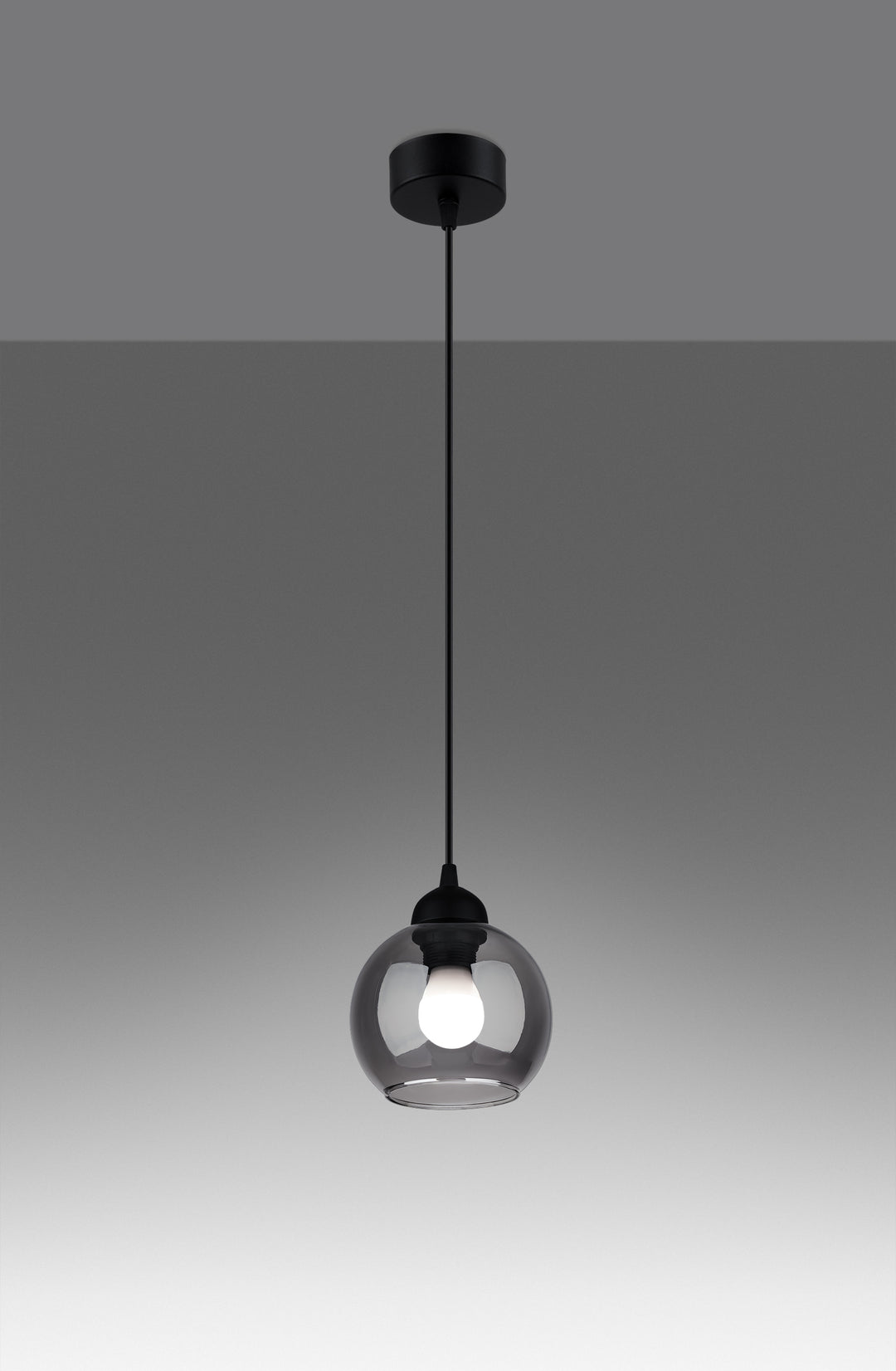 Pendel lampe ALINO 1, sort