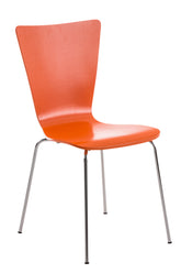 Stabelbar spisebordsstol, ergonomisk, fås i mange farver