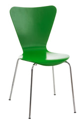 Spisebordsstol, som kan stables, fås i mange farver