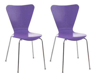 2 x spisebordsstolestol, fås i flere farver