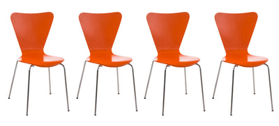 4x Calisto konferencestol / spisebordstol, fås i flere farver