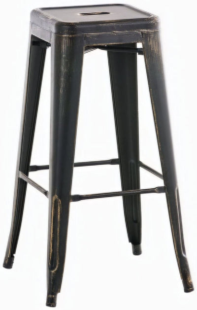 Trendy barstol i industrielt look, metal, fås i flere farver