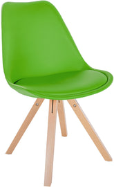 Spisebordsstol med betræk i kunstlæder, fås i flere farver
