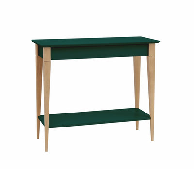 MIMO konsolbord med hylde - 85x35cm Grøn