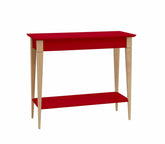 MIMO konsolbord med hylde - 105x35cm Rød