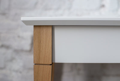 MIMO konsolbord med hylde 65x35cm Hvid