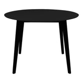 Vojens Spisebord - Spisebord i sort Ø105x75 cm