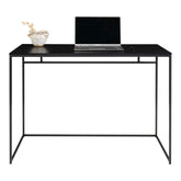 Vita Skrivebord - Skrivebord, sort med sorte ben, 100x45x75 cm