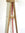 WANDA Asketræ Gulvlampe 45x140cm - Hvid Lampeskærm / Rød
