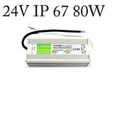 LED strømforsyning 24V DC, 80W, 3,3A, IP67 strømforsyning vandtæt driver