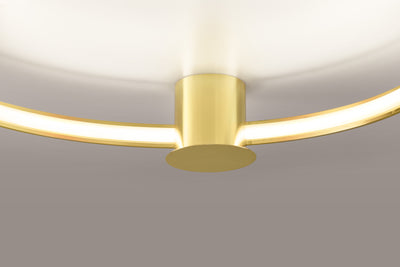 Loftslampe RIO 78 poleret guld LED 3000K