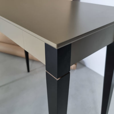 MIMO Skrivebord - 85x40cm sorte ben / Marineblå