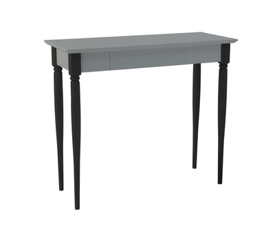 MAMO Skrivebord 65x40cm - Mørkegrå / Sorte Ben