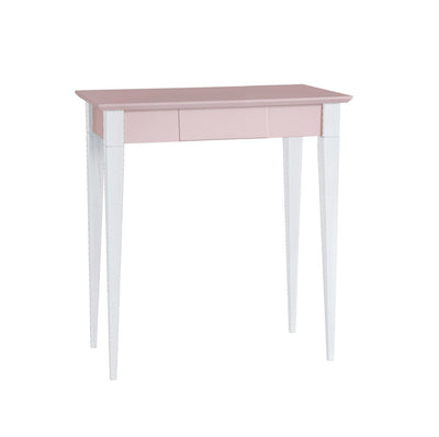 MIMO Skrivebord 65x40cm Hvide Ben / Pink
