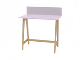 LUKA Asketræ Skrivebord 85x50cm / Pink