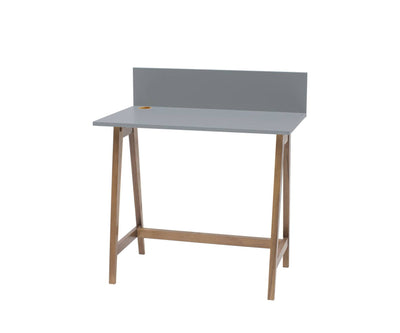 LUKA Skrivebord 85x50cm Eg / Mørkegrå