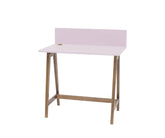 LUKA Skrivebord 85x50cm Eg / Pink