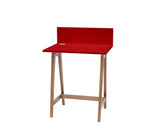 LUKA Skrivebord 65x50cm Eg / Rød