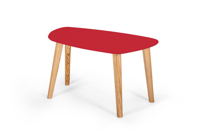 Endocarp Sofabord 68x41x40cm - Pure Red / Askwood