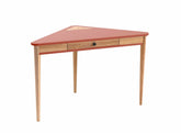 ASHME Hjørneskrivebord 114x85x85cm - Antik pink