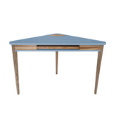 ASHME Hjørneskrivebord 114x85x85cm - Gentle Blue