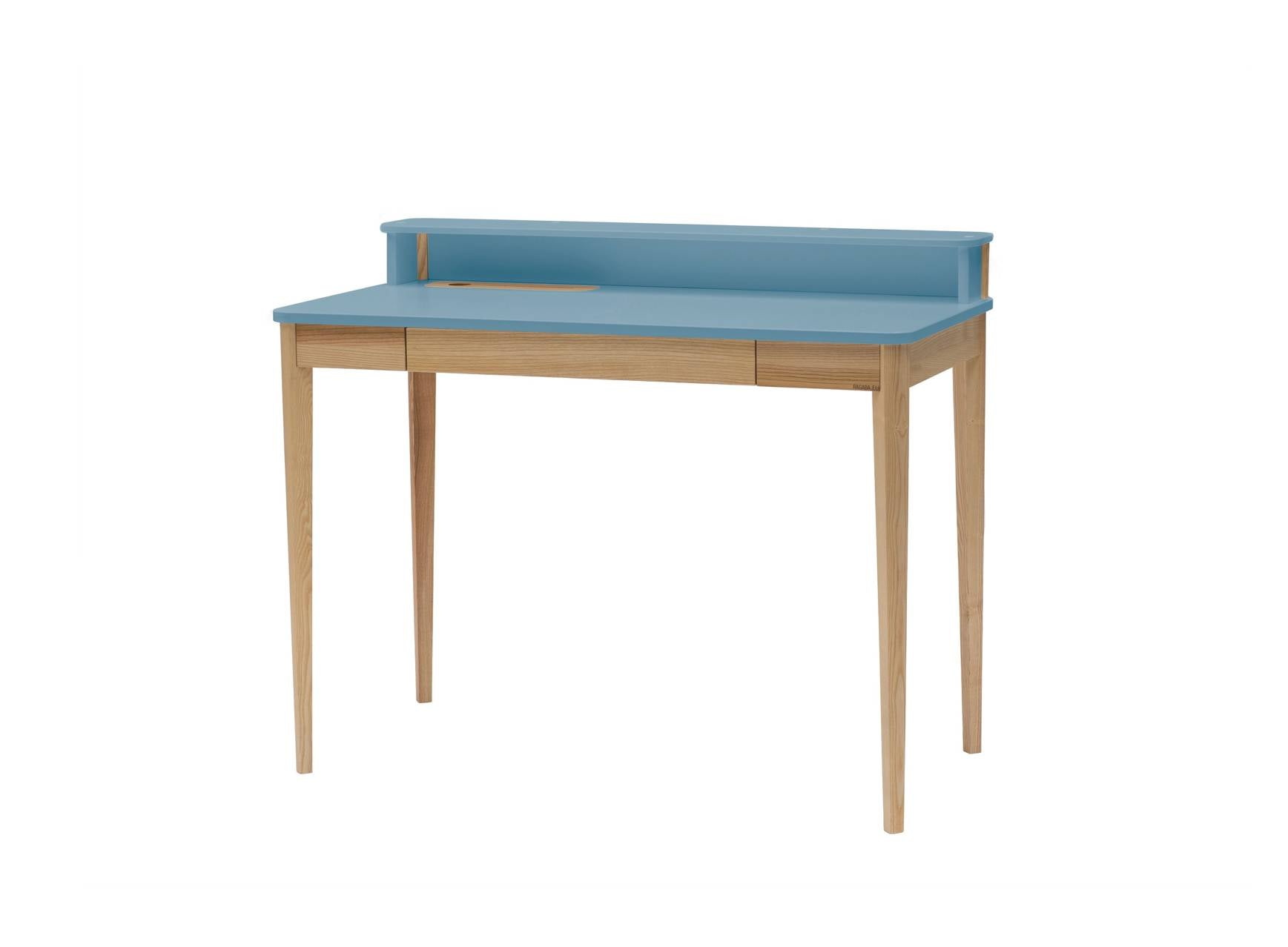 ASHME Skrivebord B 110 x D 56 x H 75 cm – Gentle Blue