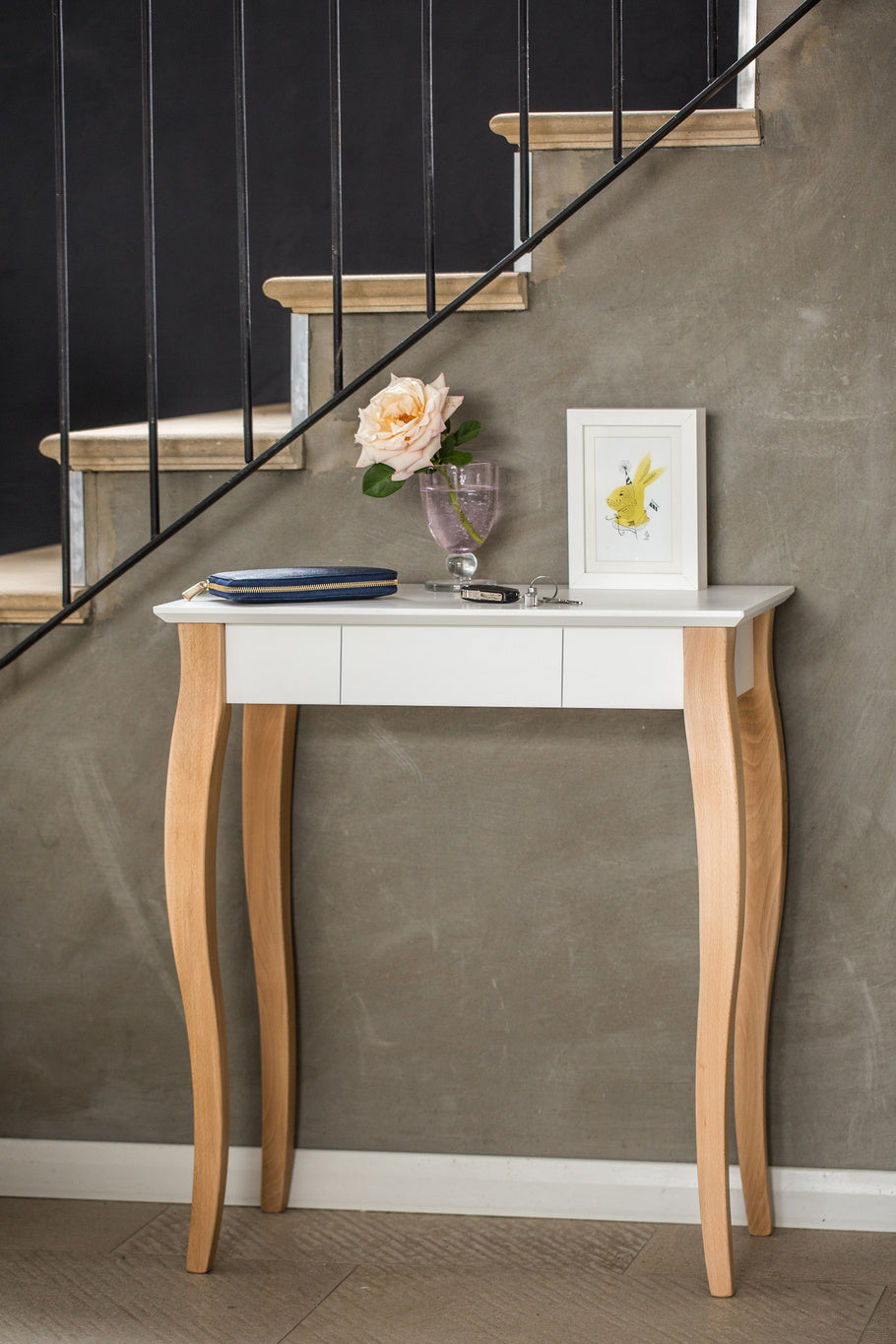 LILLO Skrivebord 65x40cm Brun Beige