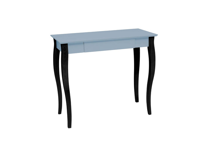 LILLO Skrivebord 85x40cm Sorte Ben / Gentle Blue