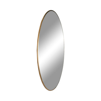 Jersey Spejl - Spejl i stål, messing look Ø80 cm