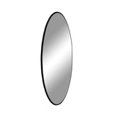 Jersey Spejl - Spejl i stål, sort, Ø80 cm