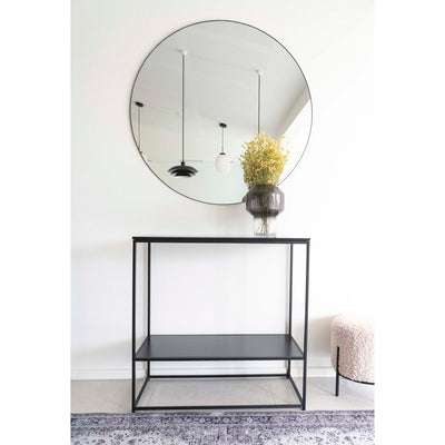 Jersey Spejl - Spejl i stål, sort, Ø100 cm