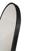 Madrid Spejl - Spejl i aluminium, sort, 40x150 cm