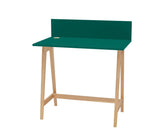LUKA Asketræ Skrivebord 85x50cm Grøn