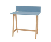 LUKA Asketræ Skrivebord 85x50cm Gentle Blue