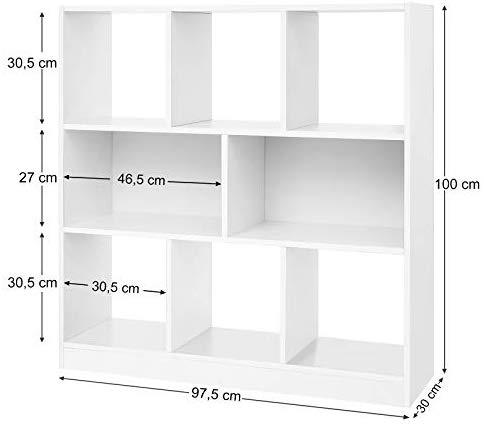 Reol / rumdeler; 97 x 100 x 30 cm - Lammeuld.dk