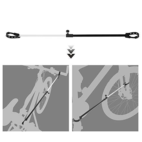 Cykelreparationsstativ med magnetisk værktøjsbakke, hurtig frigivelse af teleskopisk cykelvedligeholdelsesstativ - Lammeuld.dk