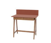 LUKA Skrivebord 85x50cm med Skuffe Eg Antik pink