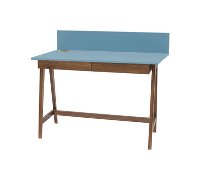 LUKA Skrivebord 110x50cm med Skuffe Eg Gentle Blue